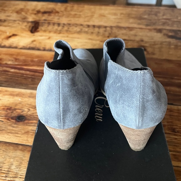 Madewell 1937 dark gray suede booties - Picture 4 of 5